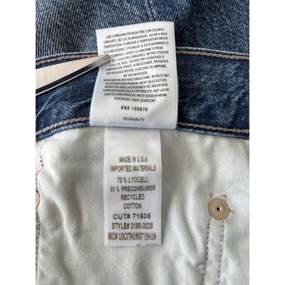 Citizens‎ of Humanity Denim Maxi Comfort Skirt Western See Measurements Below - Picture 8 of 9